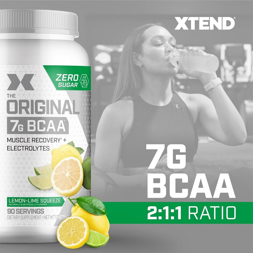بیسیایای اورجینال لمون لایم اکستند Xtend 7G BCAA Lemon Lime Squeeze