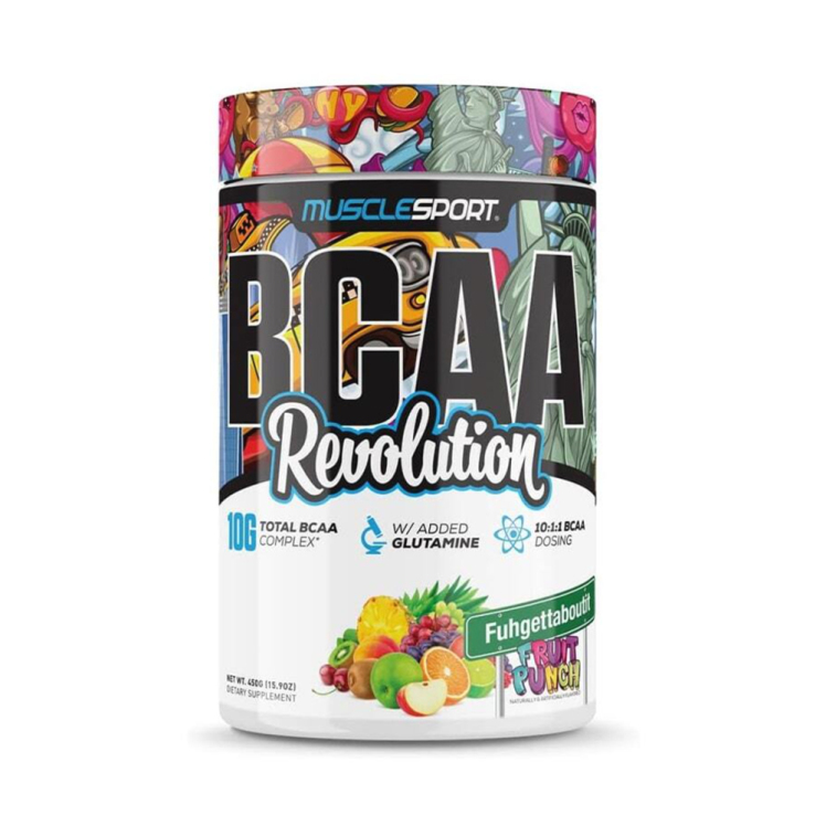 بی سی ای ای رولوشن ماسل اسپرت MuscleSport BCAA Revolution Amino Acid 