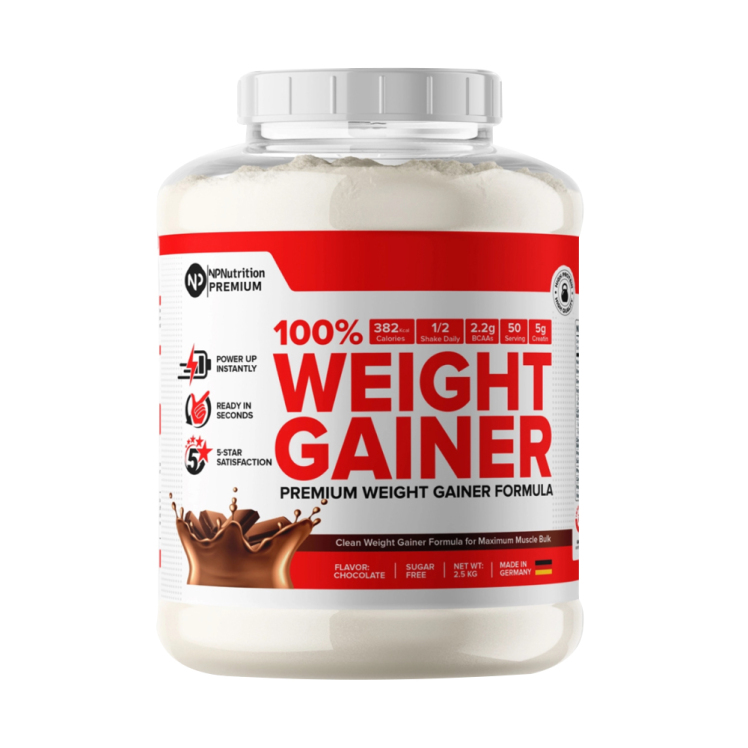 H1: ویت گینر 100 درصد پریمیوم ان پی Weight Gainer Premium NP Nutrition وزن 2.5 کیلوگرم