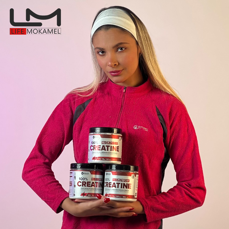  پودر کراتین 100 درصد ان پی Np Creatine Monohydrate وزن 300 گرم 