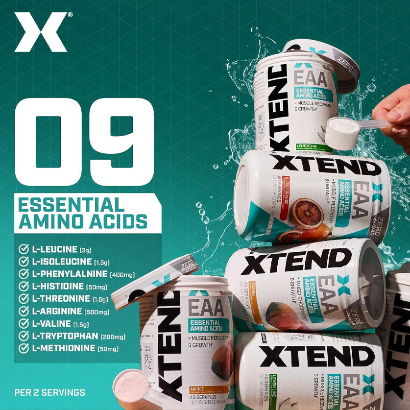 آمینو EAA اکستند - 340 گرم Xtend EAA Essential Amino Acid 40 Blood Orange