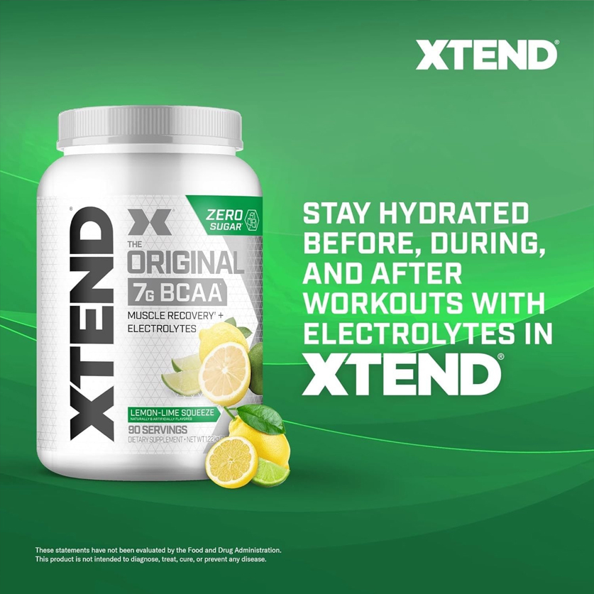 بیسیایای اورجینال لمون لایم اکستند Xtend 7G BCAA Lemon Lime Squeeze